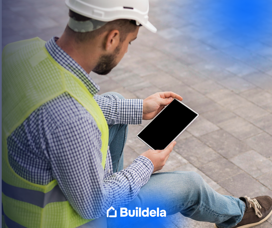 tradesperson calmly responding review